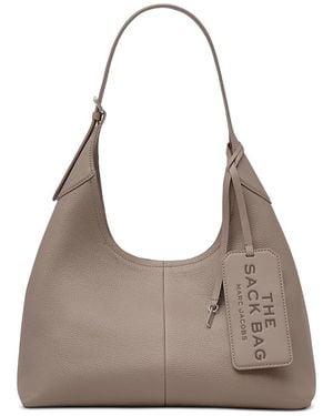 Marc Jacobs The Leather Belted Sack Bag - Gray