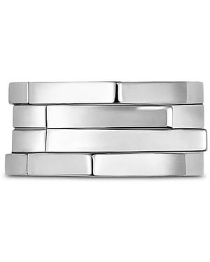 Repossi 18K Antifer Four Row Single Ear Cuff - White