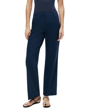 Nocturne Tailored Straight-Leg Pants - Blue