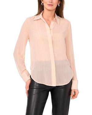 Vince Camuto Collared Blouse - Natural