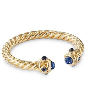 David Yurman 18K Renaissance Sapphire Ring - White