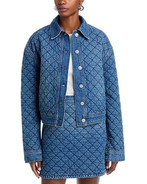 FARM Rio Quilted Jacket - Blue