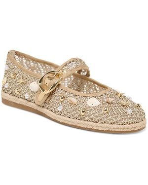 Dolce Vita Ralph Embellished Flats - Natural