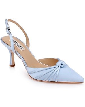 Badgley Mischka Yena Slingback Pumps - White