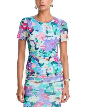 Ramy Brook Ellie Mesh Top - Blue