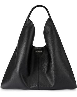 Kurt Geiger Large Leather Hobo Bag - Black