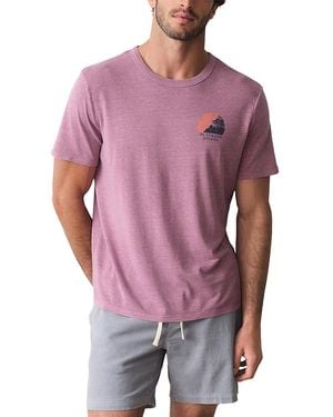 Marine Layer Relaxed Hemp Graphic Tee - Purple