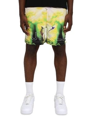 Purple Brand All Round 5.75 Swim Trunks - Yellow