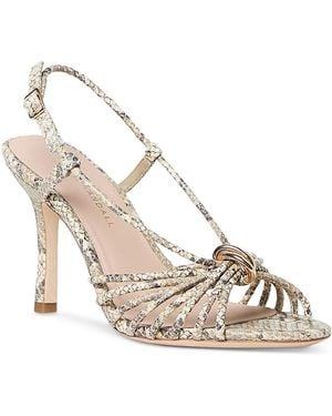 Loeffler Randall Strappy Slingback Sandals - Metallic