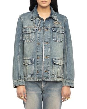 Zadig & Voltaire Lienna Denim Jacket - Blue