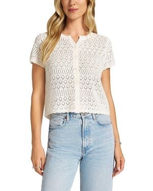 Matty M Orla V Neck Cardigan - Blue