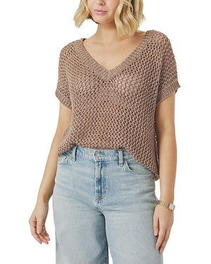 Splendid Nia Sweater Poncho - Blue