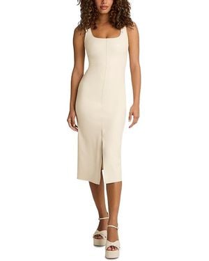 Commando Faux Leather Midi Tank Dress - Natural