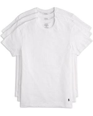 Polo Ralph Lauren Classic Fit Crewneck Undershirt, Pack Of 3 - White