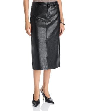 Kobi Halperin Leslie Faux Leather Pencil Skirt - Black