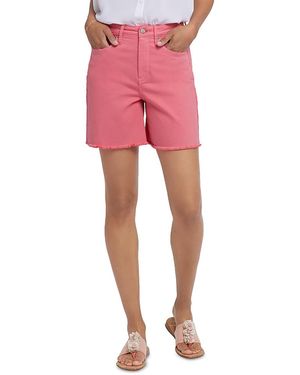 NYDJ Berkyn Relaxed High Rise Jean Shorts - Pink