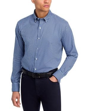 Peter Millar Conway Crown Lite Cotton Stretch Sport Shirt - Blue