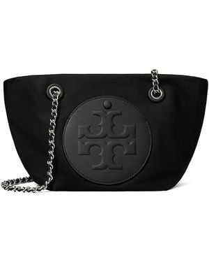 Tory Burch Ella Chain Small Crossbody - Black