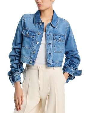 Alice + Olivia Tiff Denim Jacket - Blue