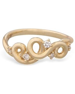 Bea Bongiasca 9K Loop Five Diamond Ring - White