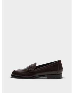 Aeyde Oscar Loafer Flats - White