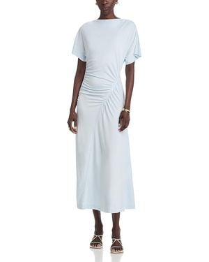 BOSS Ecaren Ruched Dress - White