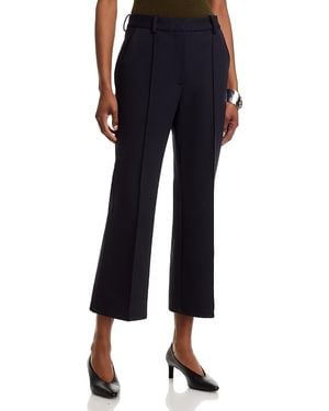 Co. Cropped Flared Pants - Blue