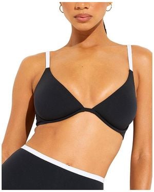 NEGATIVE Swim Plunge Top - Blue