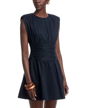 Toccin Eloise Ruched Mini Dress - Blue
