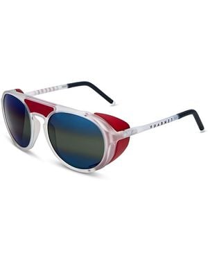 Vuarnet Round Sunglasses, 54Mm - Blue