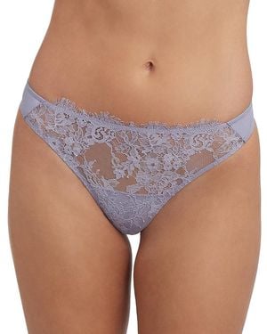 Skarlett Blue Entice Lace Thong - Purple