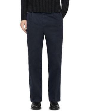 AllSaints Aston Cotton Straight Fit Chinos - Blue