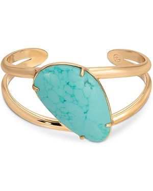 Ettika Desert Tide Stone Openwork Cuff Bracelet - Blue