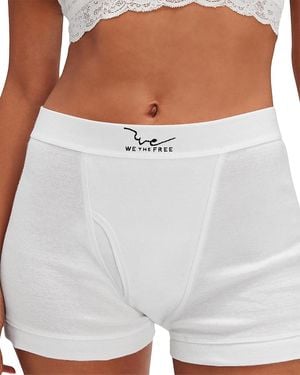 Free People We The Free Boxer Brief - White