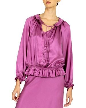 SECRET MISSION Romane Top - Purple