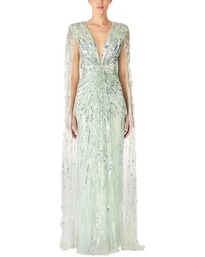 Jenny Packham Rush Gown - Green