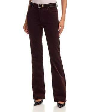 FRAME The Reboot High Rise Corduroy Jeans - Red