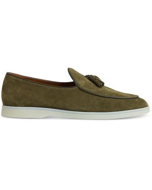 Reiss Harrison Slip On Tassel Loafers - Green