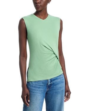 Theory Cotton Modal Tank - Green