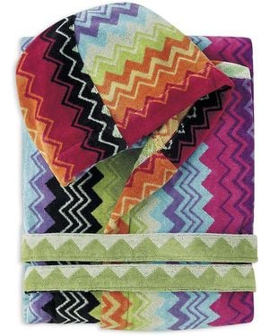 Missoni Giacomo Hooded Bathrobe - Multicolor