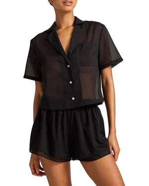 NEGATIVE Island Short Sleeve Shirt - Black