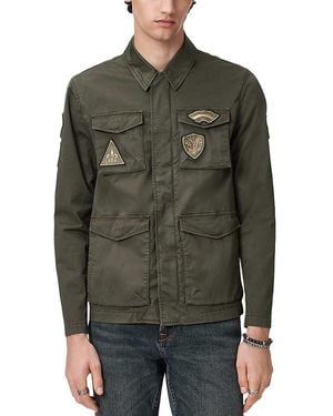 John Varvatos Kade Field Jacket With Patches - Green