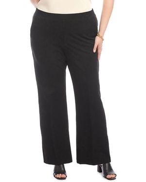 Karen Kane Emily Straight Leg Pants - Black