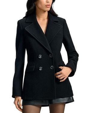 Veronica Beard Duran Wool Coat - Black