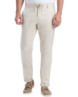 Robert Graham Arles Regular Fit Woven Pants - Natural