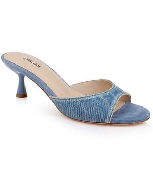 L'Agence Arleen Slide Sandals - Blue