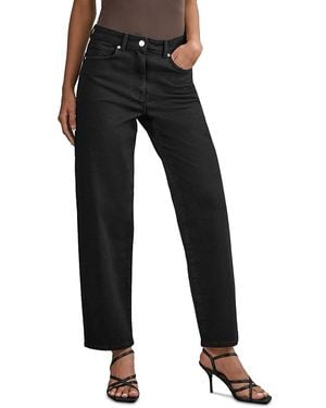 Reiss Selin Straight Leg Jeans - Black