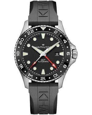 Hamilton Khaki Scuba Gmt Automatic Watch, 43Mm - Gray