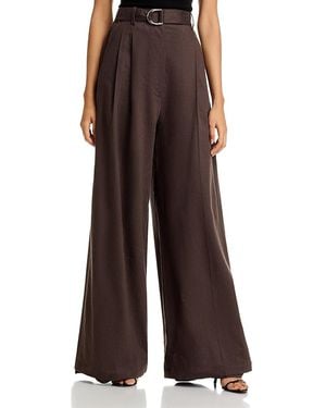 Helmut Lang Wide Leg Pants - Brown