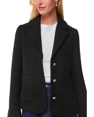 Whistles Textured Blazer - Black